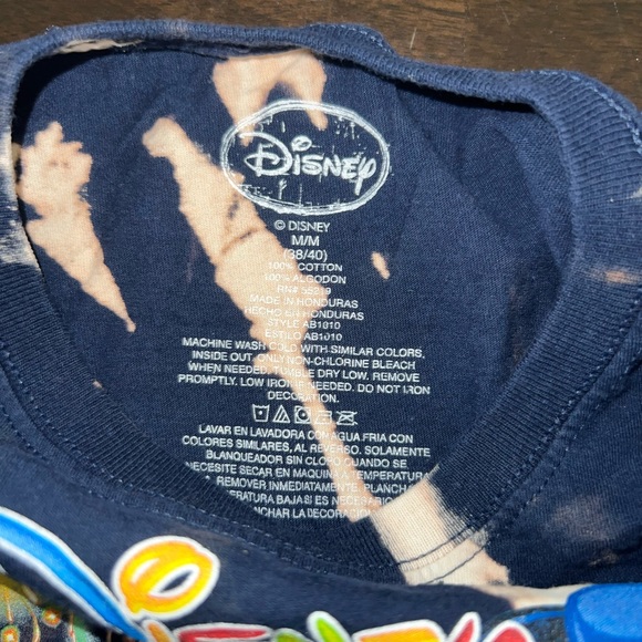 Repurposed bleached tee Disney 2016 - Picture 3 of 3